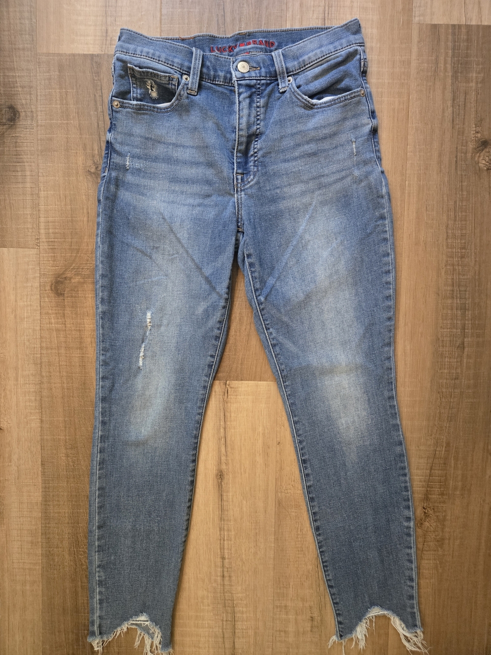 Lucky Brand Women's Bridgette Skinny Jeans in Light Blue Wash